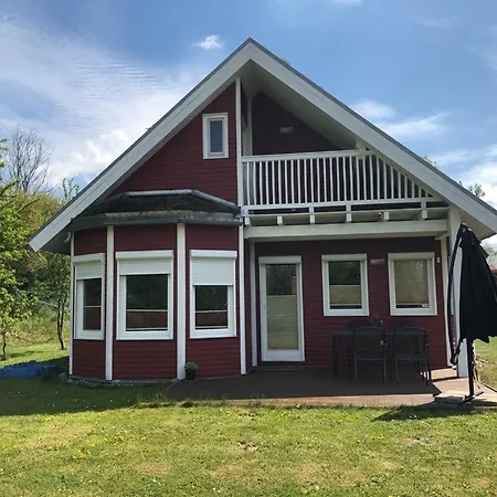 Ferienhaus Norweger Haus Am Tollensesee