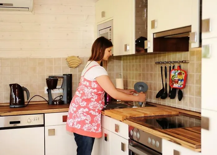 度假居 Norweger Haus Am Tollensesee *